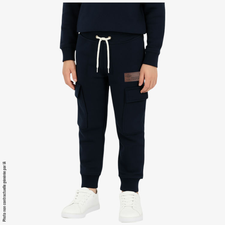 Picture of LLC1254 KIDS THEMAL FLEECY TRACKSUIT TROUSERS WITH POCKETS